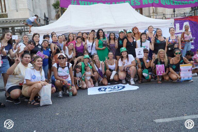 La Juventud Sindical Peronista, presente en el 8M