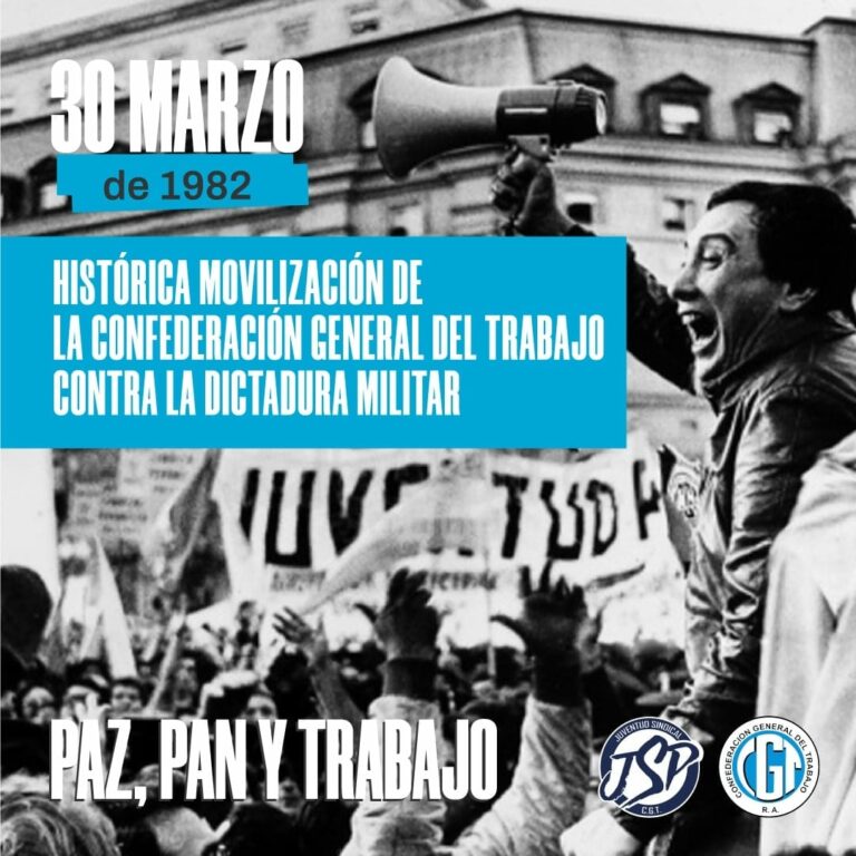 A 41 años de la histórica protesta por «Paz, Pan y Trabajo»