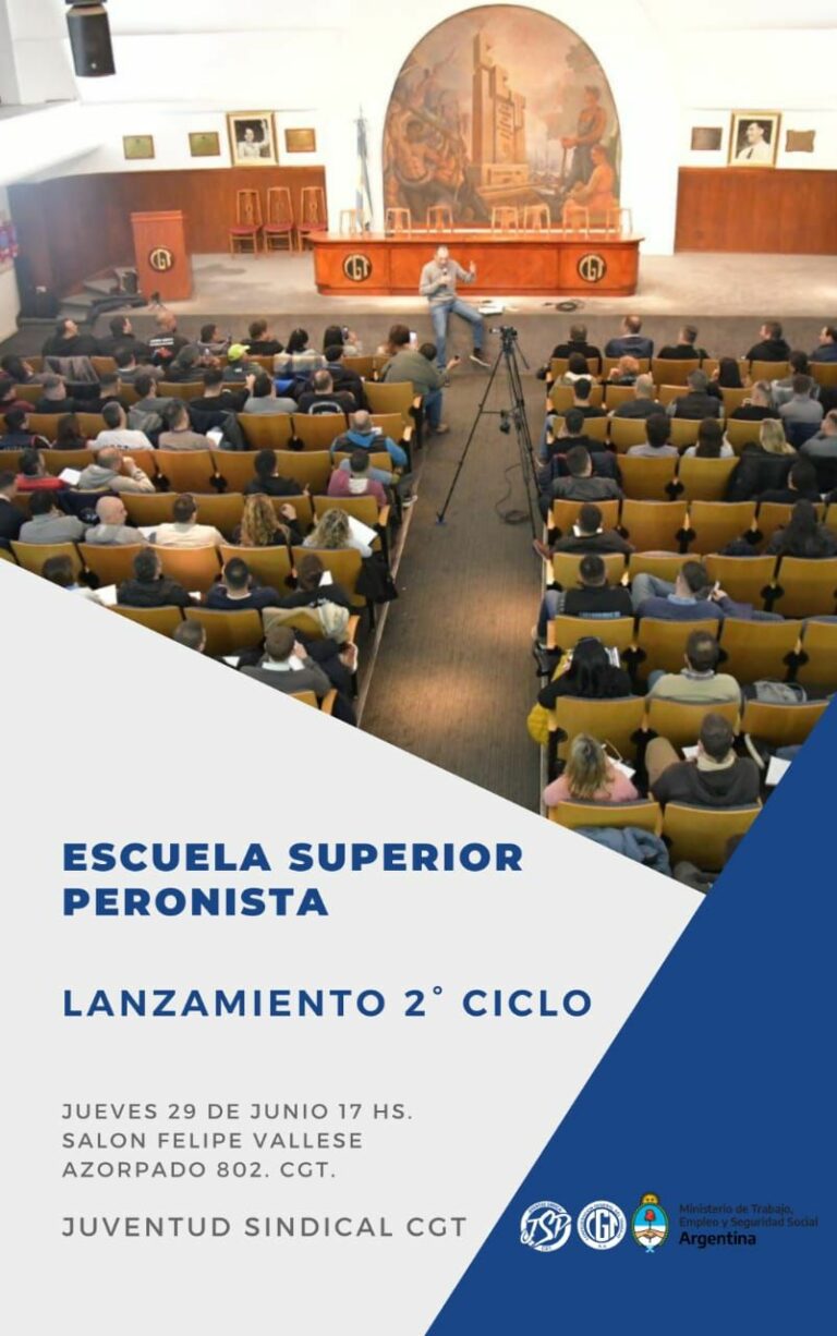 Se lanza el segundo ciclo de la Escuela Superior Peronista