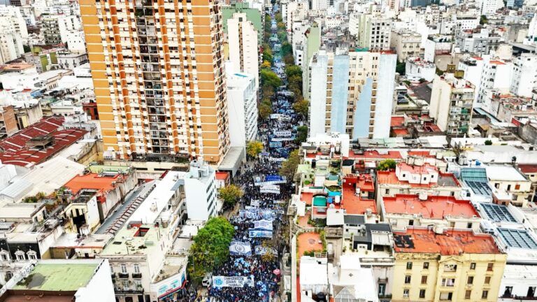 Día del Trabajador: imponente movilización de la CGT