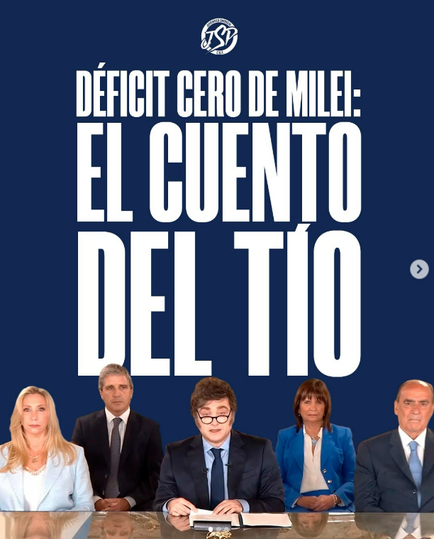 Déficit 0 de Milei: “El cuento del tío”