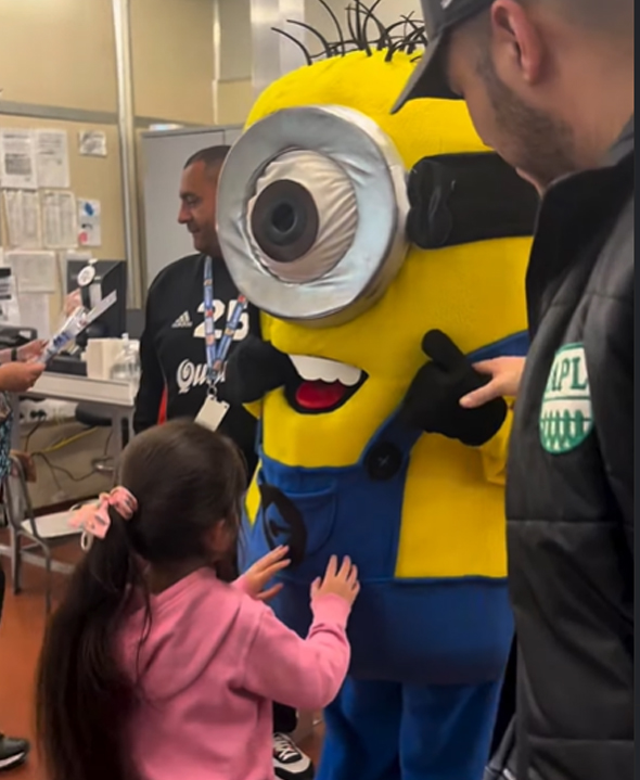 DIA DE LA NIÑEZ, SONRISAS Y ABRAZOS EN EL GARRAHAN.
