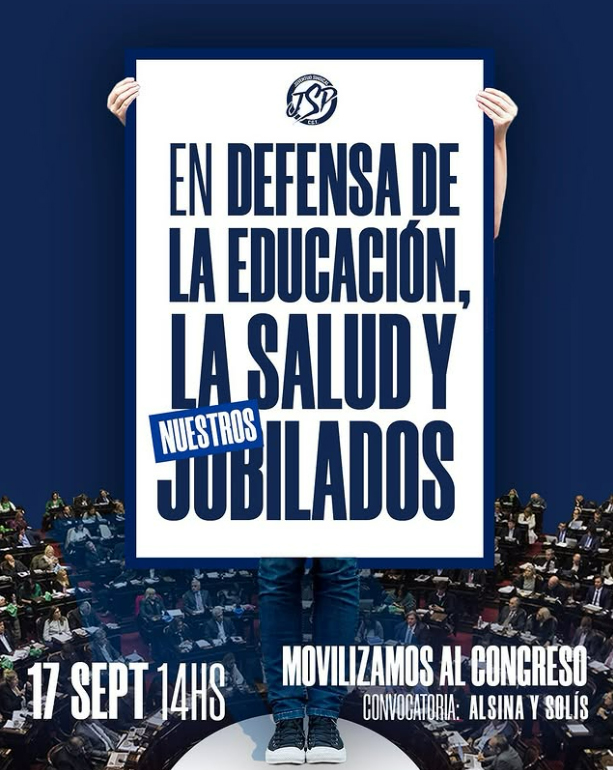EN DEFENSA DE LA EDUCACIÓN, LA SALUD Y NUESTROS JUBILADOS