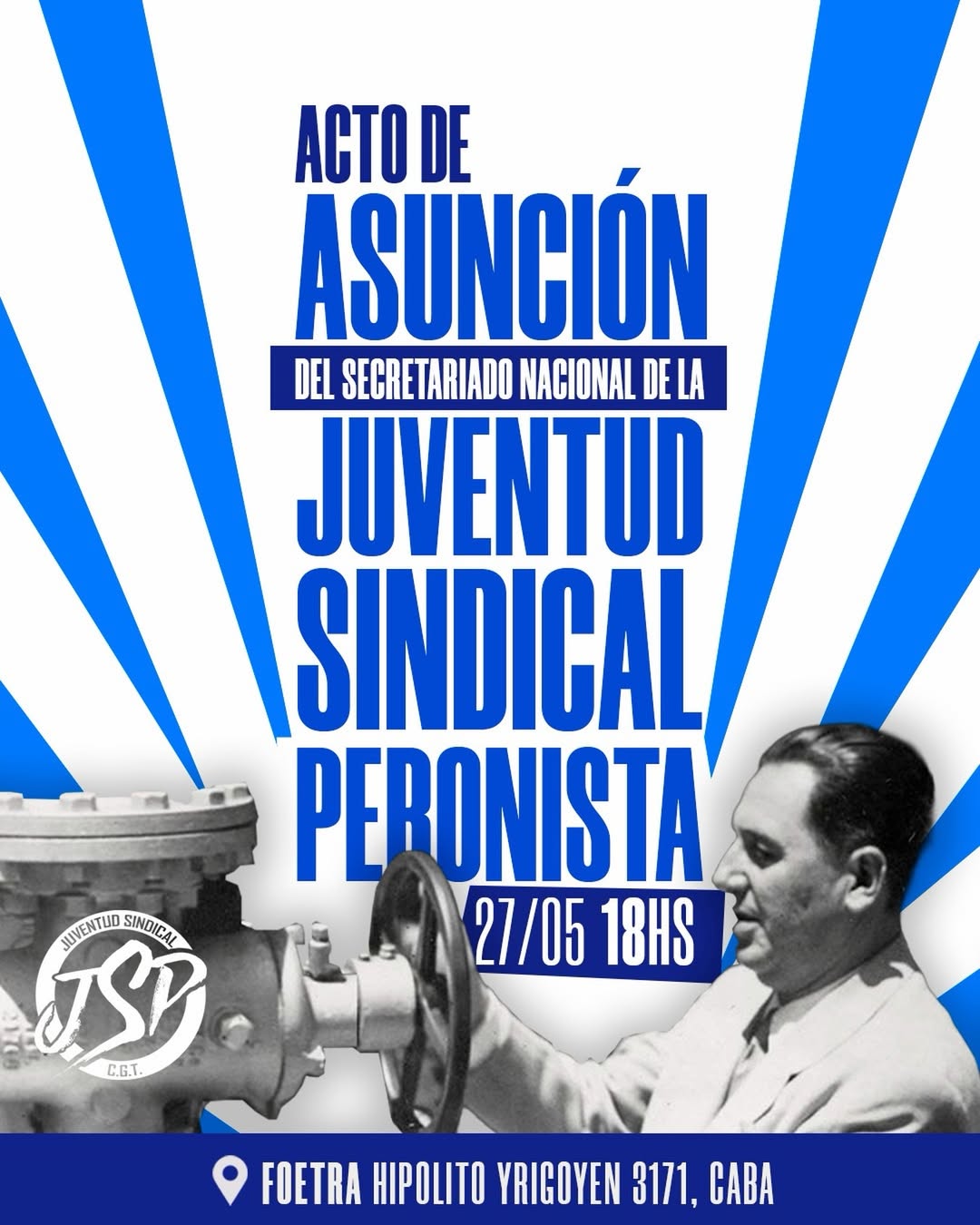 ACTO DE ASUNCIÓN DE AUTORIDADES DE LA JUVENTUD SINDICAL PERONISTA