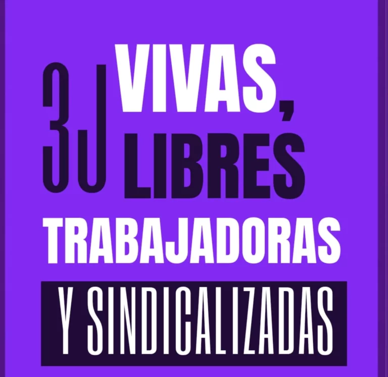 Este 3J nos volvemos a encontrar en las calles para decir: ¡VIVAS, LIBRES Y DESENDEUDADAS NOS QUEREMOS!