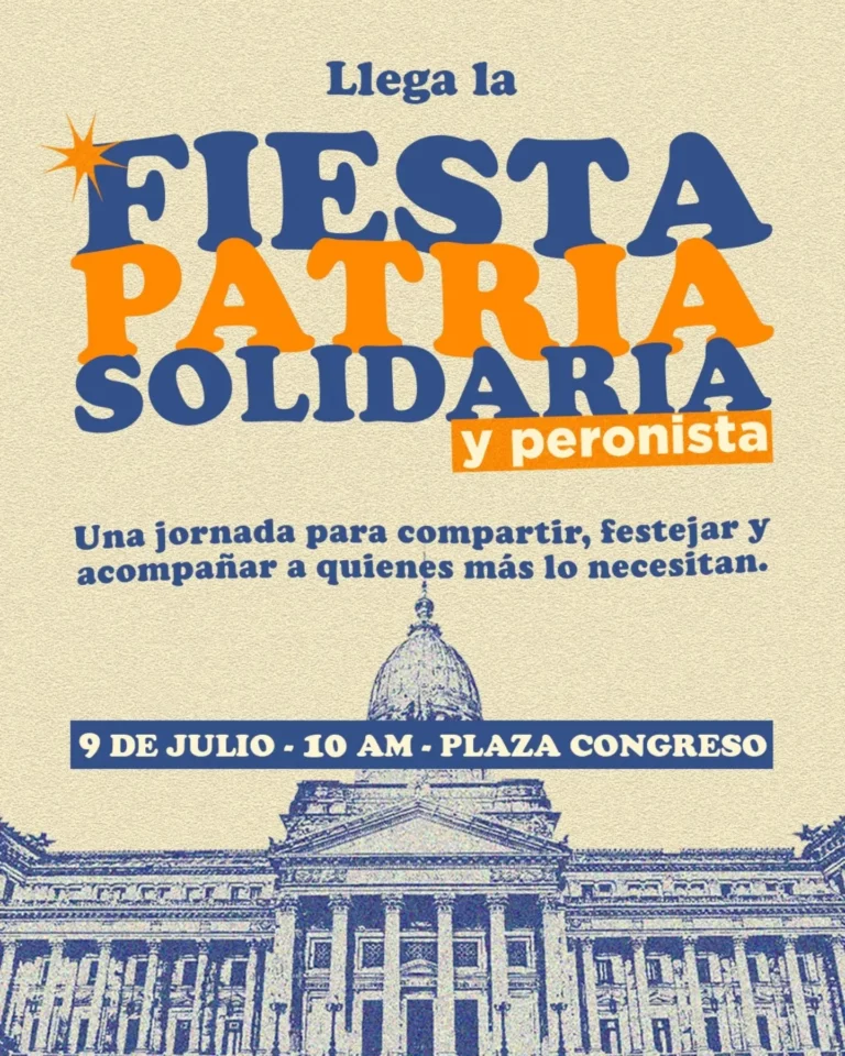FIESTA PATRIA SOLIDARIA Y PERONISTA
